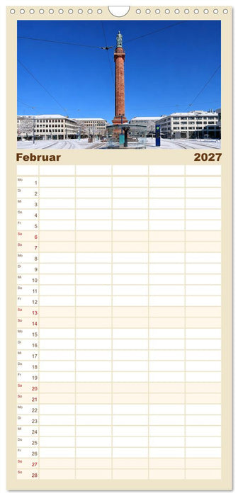 Wissenschaftsstadt Darmstadt (CALVENDO Familienplaner 2027)