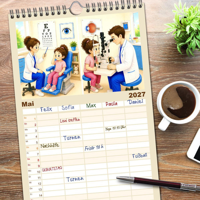 Im Kinderkrankenhaus (CALVENDO Familienplaner 2027)