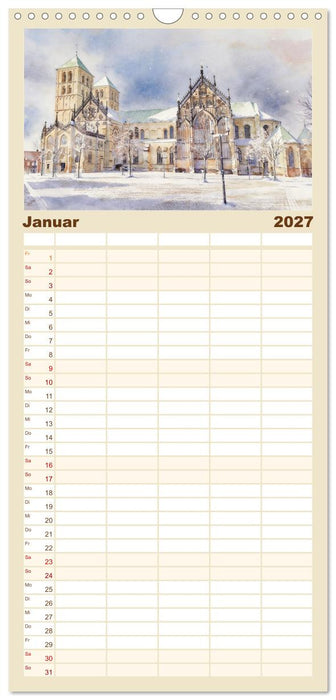 Attraktives Bielefeld (CALVENDO Familienplaner 2027)