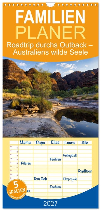 Roadtrip durchs Outback – Australiens wilde Seele (CALVENDO Familienplaner 2027)