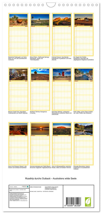 Roadtrip durchs Outback – Australiens wilde Seele (CALVENDO Familienplaner 2027)