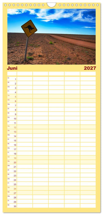 Roadtrip durchs Outback – Australiens wilde Seele (CALVENDO Familienplaner 2027)
