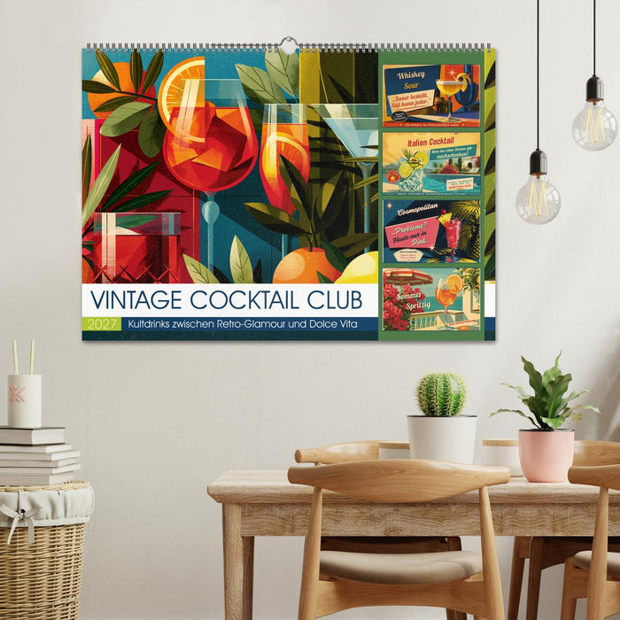Vintage Cocktail Club (CALVENDO Wandkalender 2027)
