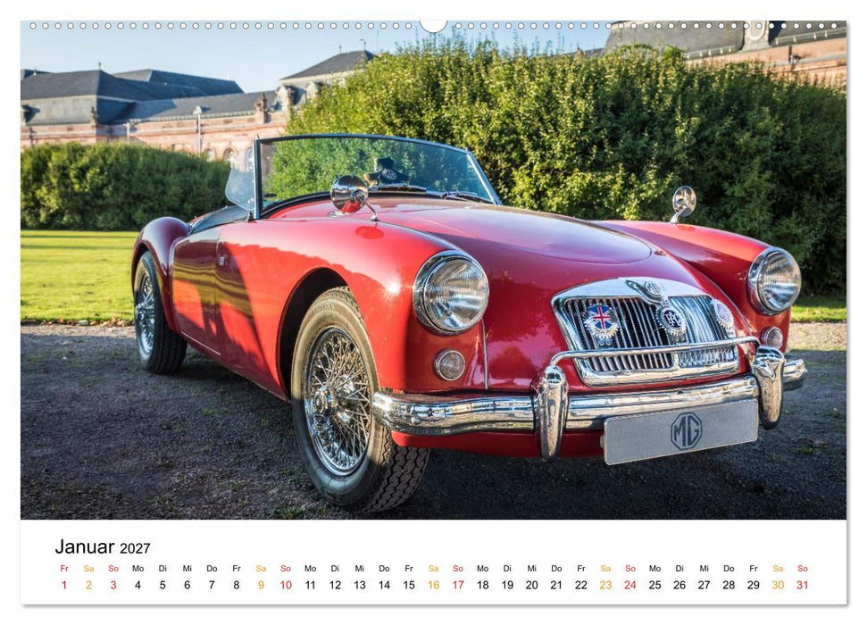 Britische Automobil-Klassiker (CALVENDO Wandkalender 2027)