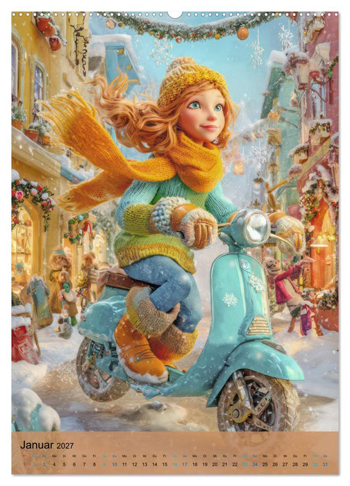 Animé - Skandinavische Fantasiemotive (CALVENDO Wandkalender 2027)