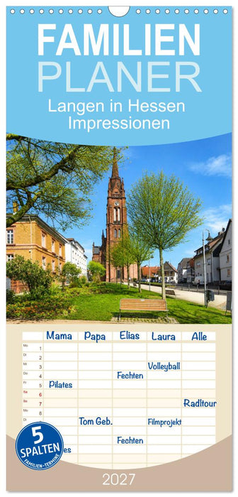 Langen in Hessen Impressionen (CALVENDO Familienplaner 2027)