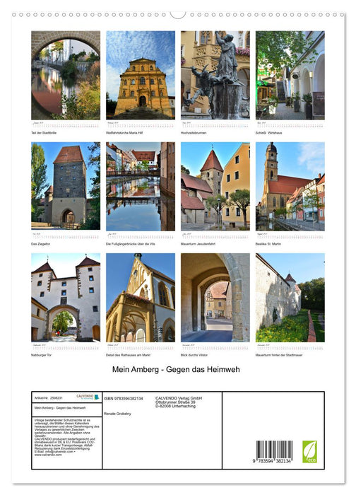 Mein Amberg - Gegen das Heimweh (CALVENDO Premium Wandkalender 2027)