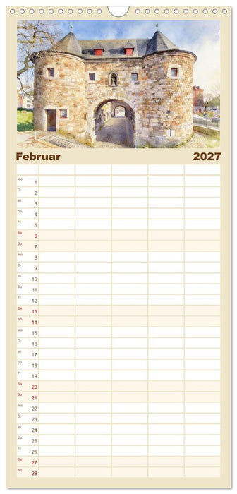 Historisches Aachen (CALVENDO Familienplaner 2027)