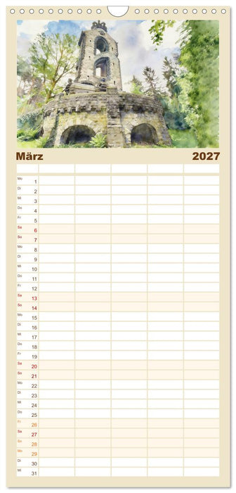 Historisches Aachen (CALVENDO Familienplaner 2027)