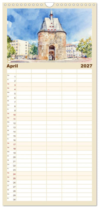 Historisches Aachen (CALVENDO Familienplaner 2027)