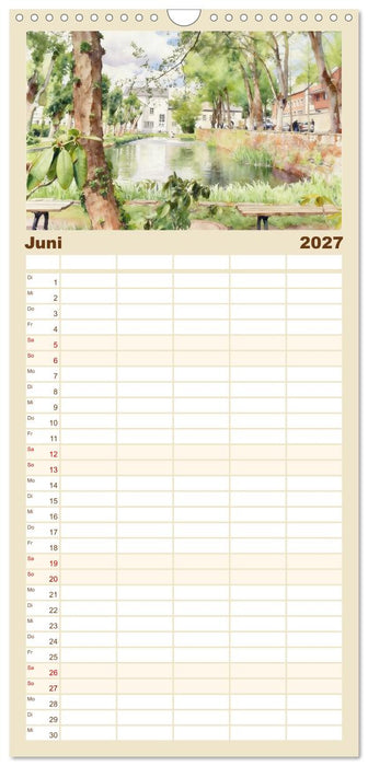 Historisches Aachen (CALVENDO Familienplaner 2027)