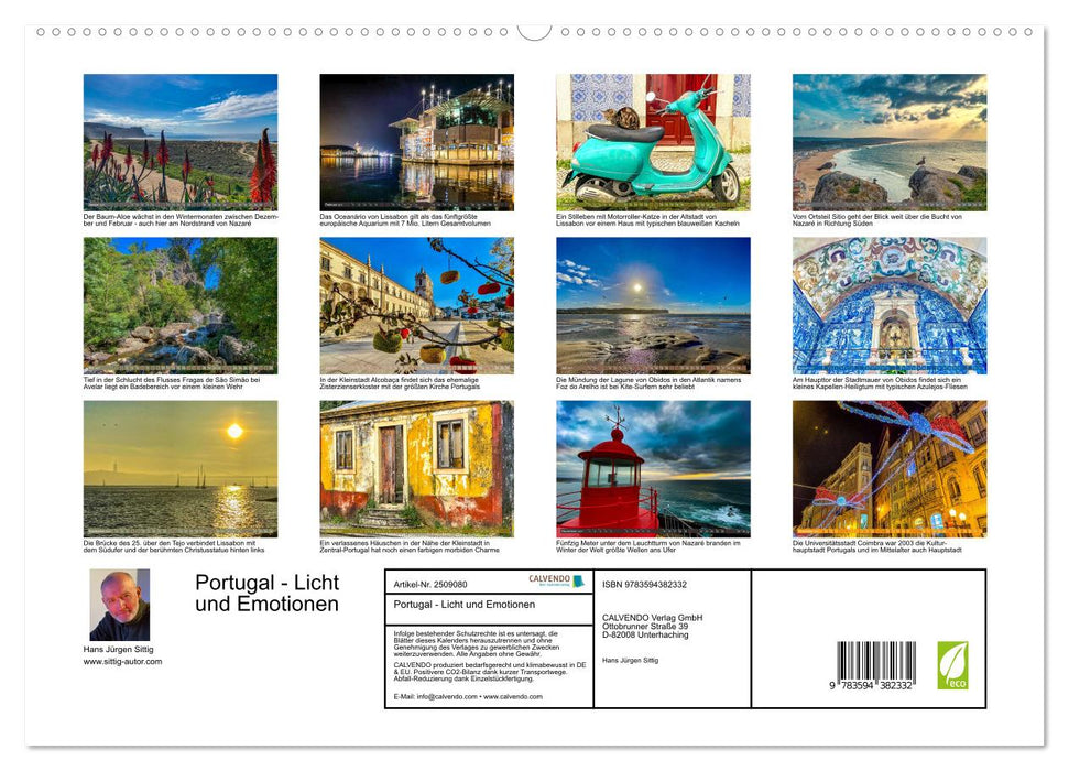 Portugal - Licht und Emotionen (CALVENDO Premium Wandkalender 2027)