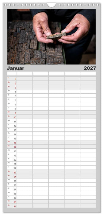 Auf Guttenbergs Spuren (CALVENDO Familienplaner 2027)