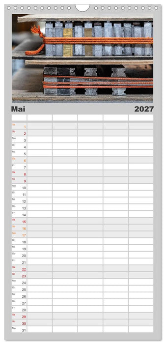 Auf Guttenbergs Spuren (CALVENDO Familienplaner 2027)