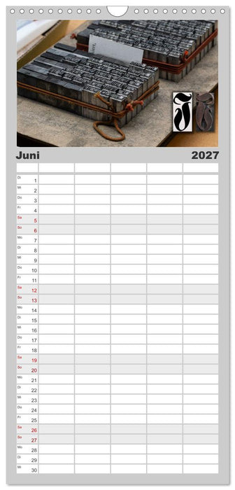 Auf Guttenbergs Spuren (CALVENDO Familienplaner 2027)