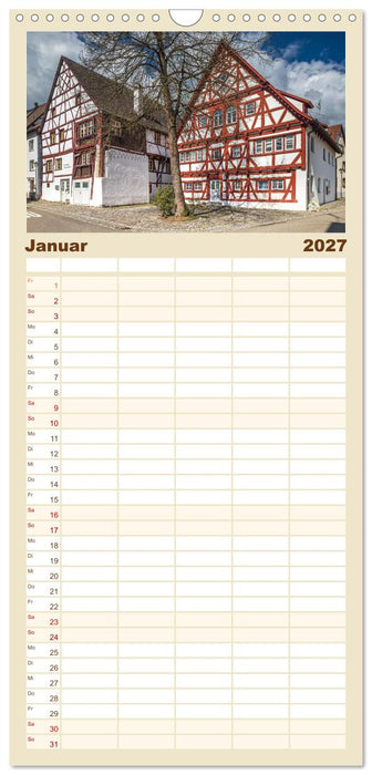 Scheer - Keinstadt im Naturpark Obere Donau (CALVENDO Familienplaner 2027)