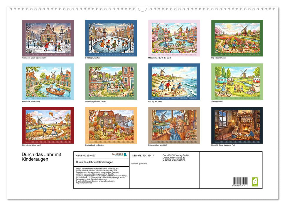 Durch das Jahr mit Kinderaugen (CALVENDO Wandkalender 2027)