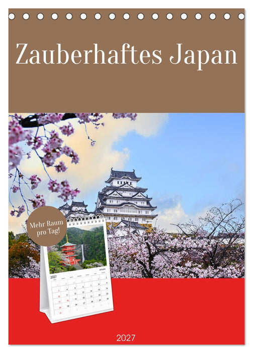 Zauberhaftes Japan (CALVENDO Wandkalender 2027)
