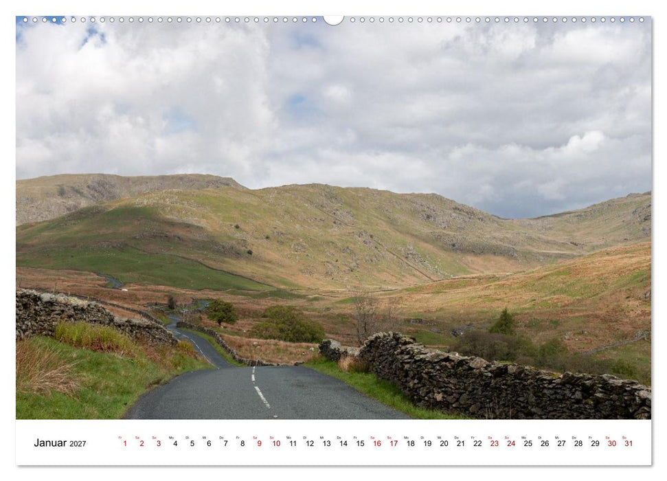 Traumstraßen in England (CALVENDO Premium Wandkalender 2027)