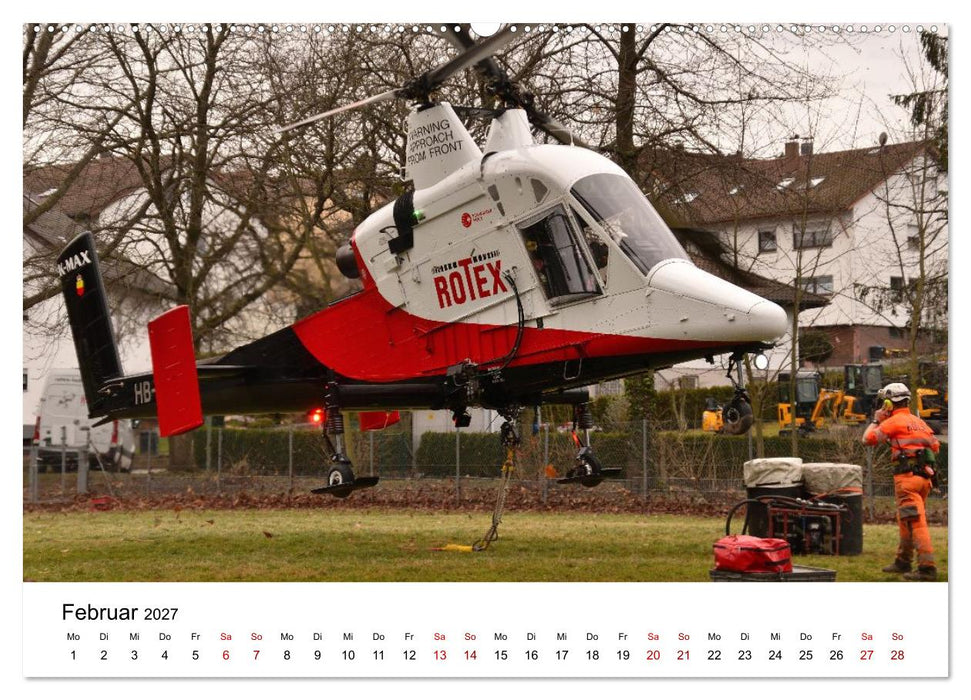 Hubschrauberdynamik in allen Facetten (CALVENDO Premium Wandkalender 2027)