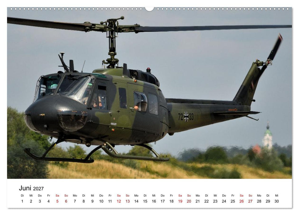 Hubschrauberdynamik in allen Facetten (CALVENDO Premium Wandkalender 2027)