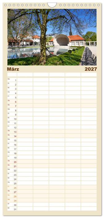 Bad Nauheim Kurstadt (CALVENDO Familienplaner 2027)