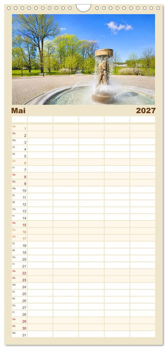 Bad Nauheim Kurstadt (CALVENDO Familienplaner 2027)