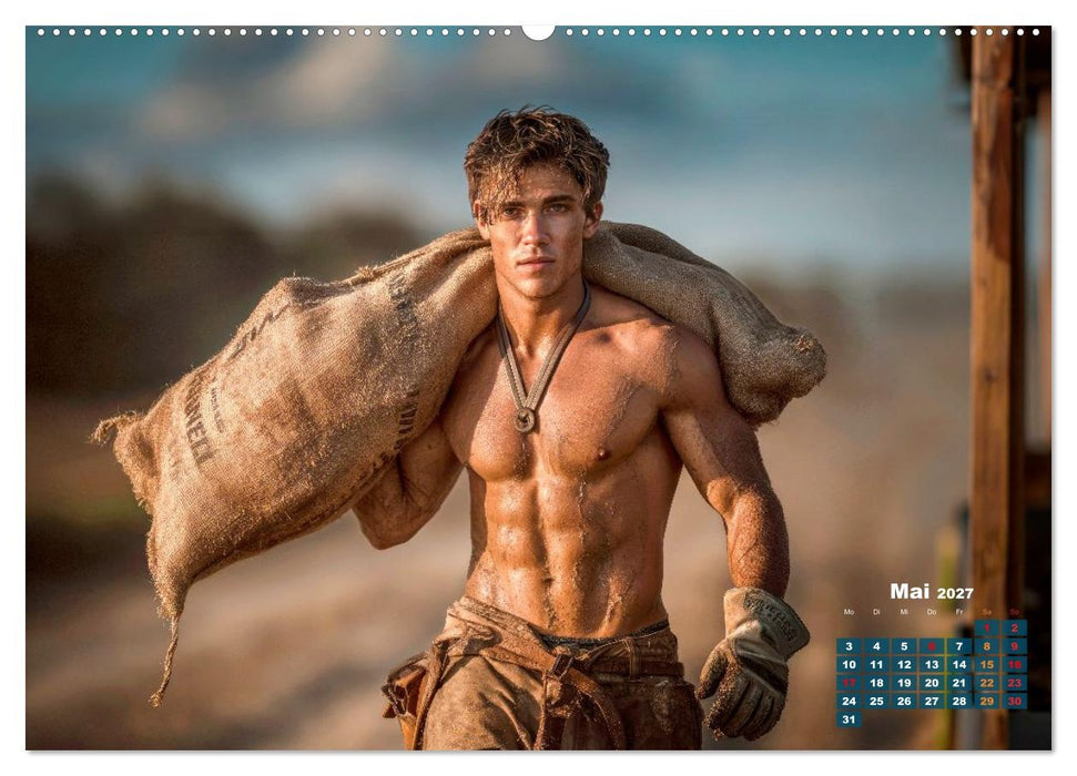 Country Boys - Wilde Männlichkeit (CALVENDO Wandkalender 2027)