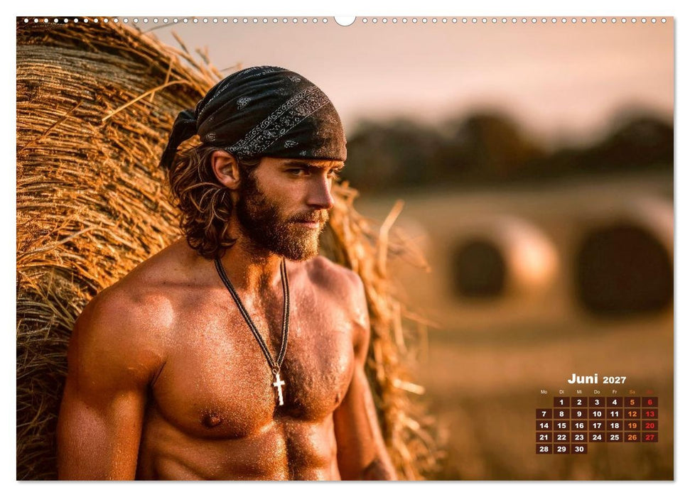 Country Boys - Wilde Männlichkeit (CALVENDO Wandkalender 2027)