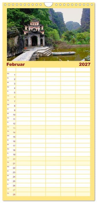 Vietnams verborgenes Paradies (CALVENDO Familienplaner 2027)