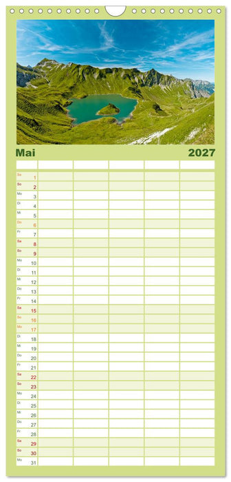 Allgäuer Alpen 2027 (CALVENDO Familienplaner 2027)