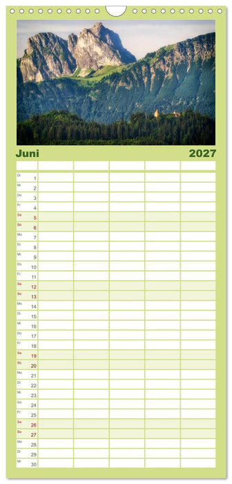 Allgäuer Alpen 2027 (CALVENDO Familienplaner 2027)
