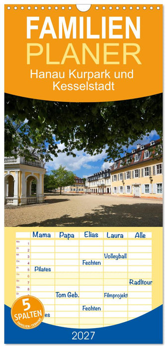 Hanau Kurpark und Kesselstadt (CALVENDO Familienplaner 2027)