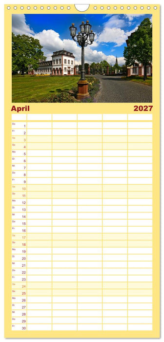 Hanau Kurpark und Kesselstadt (CALVENDO Familienplaner 2027)