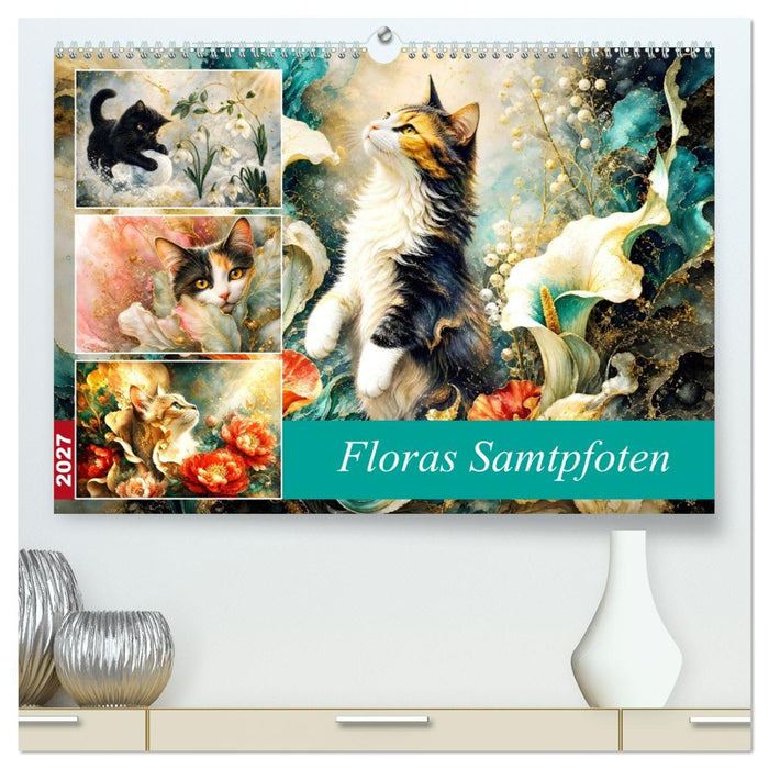 Floras Samtpfoten (CALVENDO Premium Wandkalender 2027)