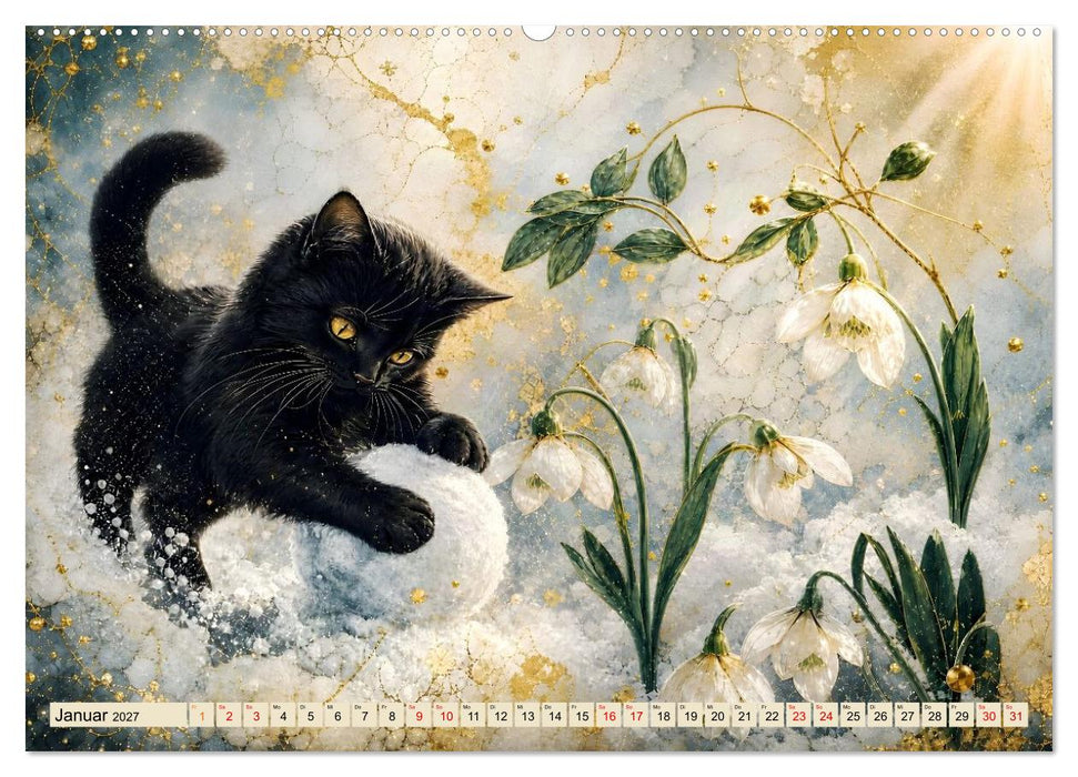 Floras Samtpfoten (CALVENDO Premium Wandkalender 2027)