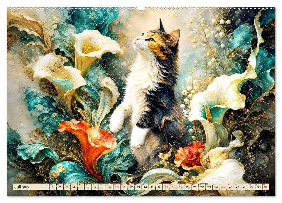 Floras Samtpfoten (CALVENDO Premium Wandkalender 2027)