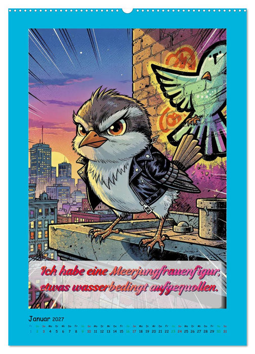 Böse Spatzen (CALVENDO Premium Wandkalender 2027)