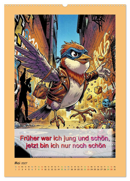 Böse Spatzen (CALVENDO Premium Wandkalender 2027)