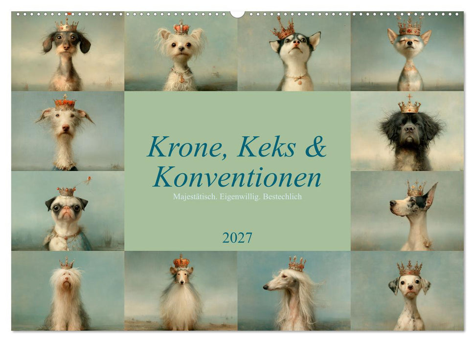 Krone, Keks und Konventionen (CALVENDO Wandkalender 2027)