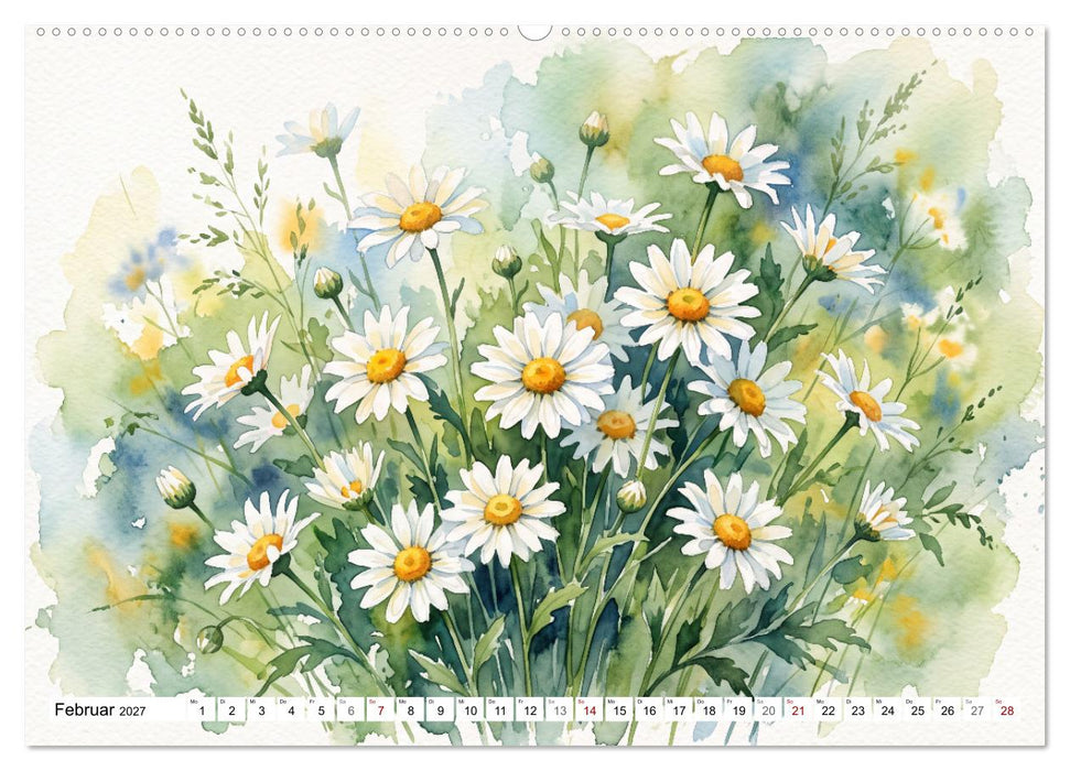 Blütenzauber des Sommers (CALVENDO Wandkalender 2027)