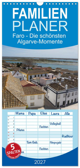Faro - Die schönsten Algarve-Momente (CALVENDO Familienplaner 2027)