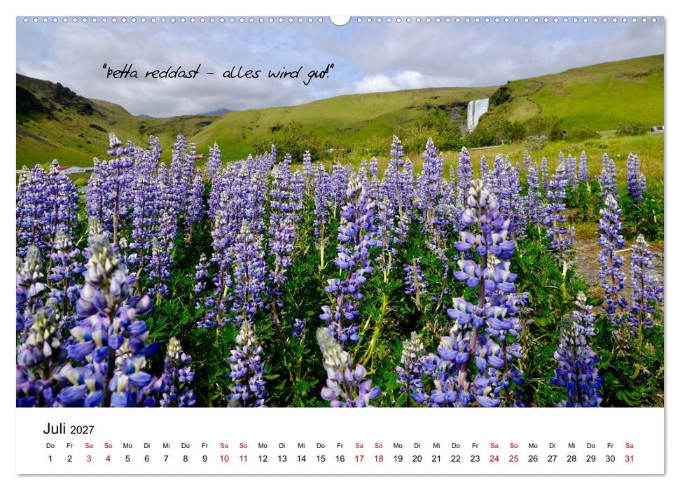 Islandherzen (CALVENDO Premium Wandkalender 2027)