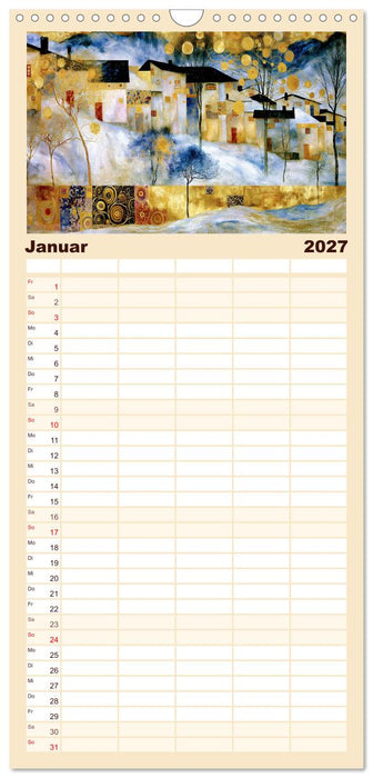 Goldene Jahreszeiten (CALVENDO Familienplaner 2027)