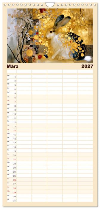 Goldene Jahreszeiten (CALVENDO Familienplaner 2027)