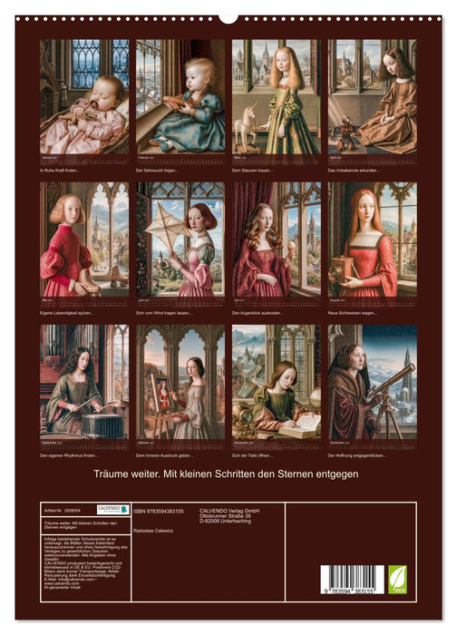 Träume weiter. Mit kleinen Schritten den Sternen entgegen (CALVENDO Premium Wandkalender 2027)