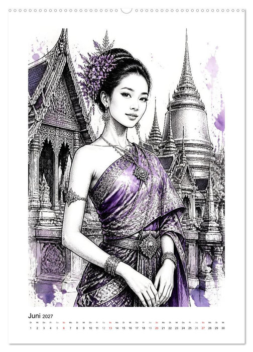 Fernweh in Tinte (CALVENDO Premium Wandkalender 2027)