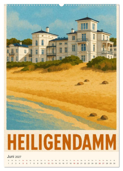 Norddeutsche Kleinode - City Poster (CALVENDO Wandkalender 2027)