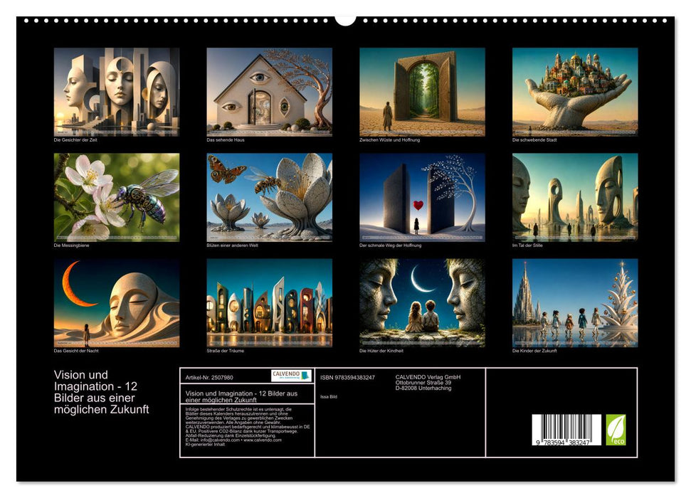 Vision und Imagination - 12 Bilder aus einer möglichen Zukunft (CALVENDO Premium Wandkalender 2027)