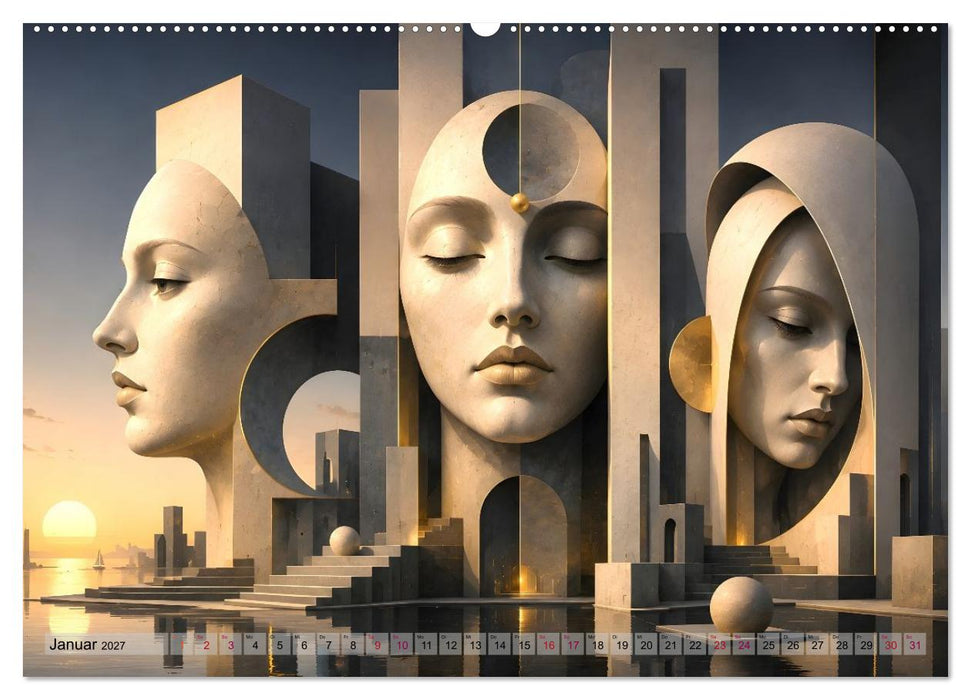 Vision und Imagination - 12 Bilder aus einer möglichen Zukunft (CALVENDO Premium Wandkalender 2027)